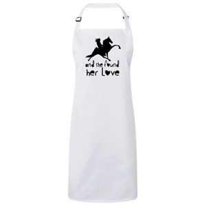 Tennessee Walking Horse  SHE FOUND HER LOVE TWH PERFORMANCE CUTTING BOARD RP150 Sustainable Unisex Bib Apron