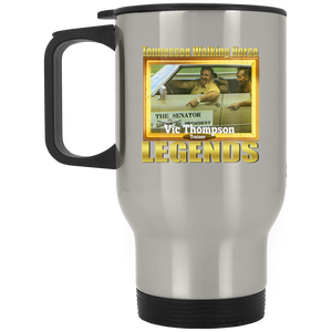 VIC THOMPSON (Legends Series) XP8400S Silver Stainless Travel Mug