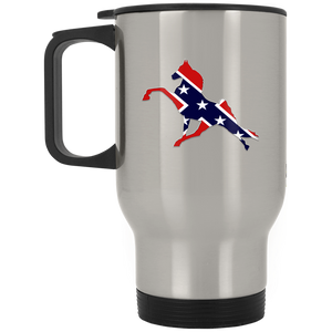 Rebel on the Rail Tennessee Walking Horse Performance XP8400S Silver Stainless Travel Mug