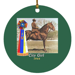 WGC CITY GIRL SUBORNC Circle Ornament