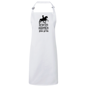 HAPPILY EVER AFTER (TWH Pleasure) Blk RP150 Sustainable Unisex Bib Apron