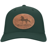 AMERICAN SADDLEBRED ON LEATHER CP80 Twill Cap - Patch