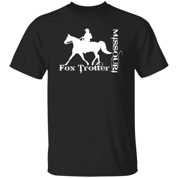 MISSOURI FOX TROTTER (white) 4HORSE G500 5.3 oz. T-Shirt