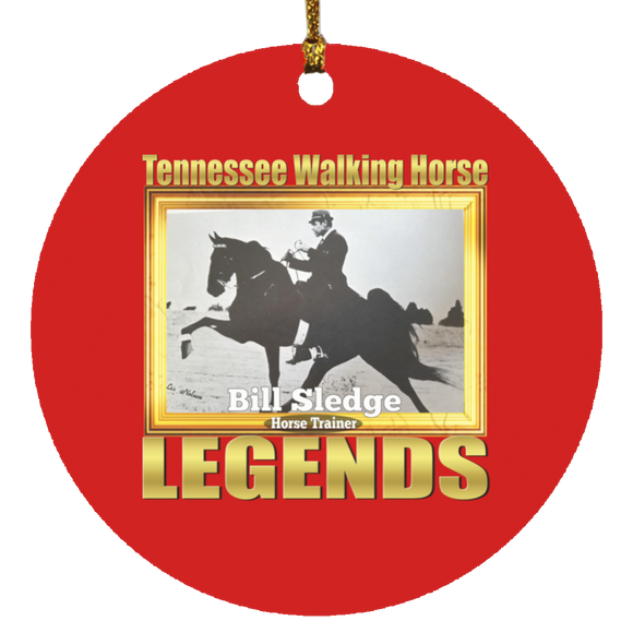 BILL SLEDGE (Legends Series) SUBORNC Circle Ornament