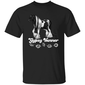 GYPSY VANNER 4HORSE (WHITE) G500 5.3 oz. T-Shirt