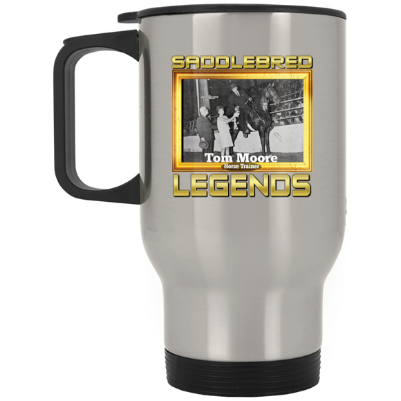 TOM MOORE (Legends Series) XP8400S Silver Stainless Travel Mug