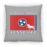Walking Across Tennessee (Pleasure) ZP14 Small Square Pillow