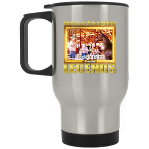 ROCKY JONES (Legends Series) XP8400S Silver Stainless Travel Mug
