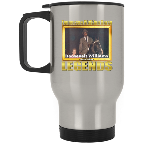 ROOSEVELT WILLIAMS (Legends Series) XP8400S Silver Stainless Travel Mug