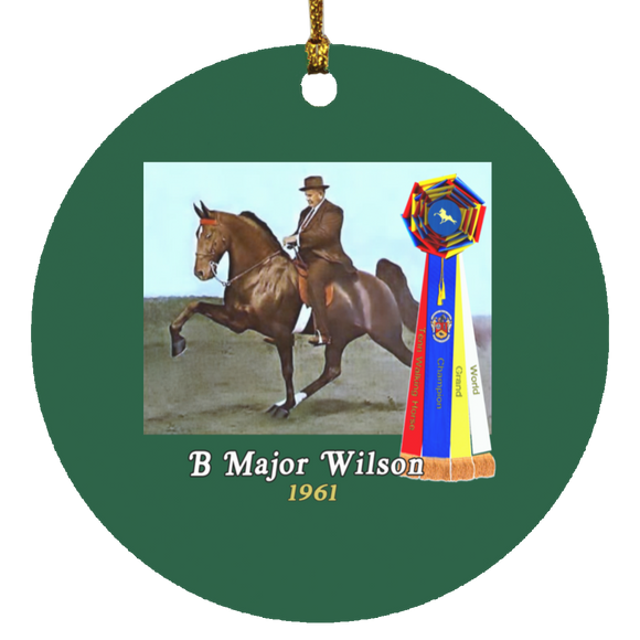 WGC B MAJOR WILSON SUBORNC Circle Ornament