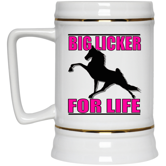 Big Licker for Life Pink 22217 Beer Stein 22oz.