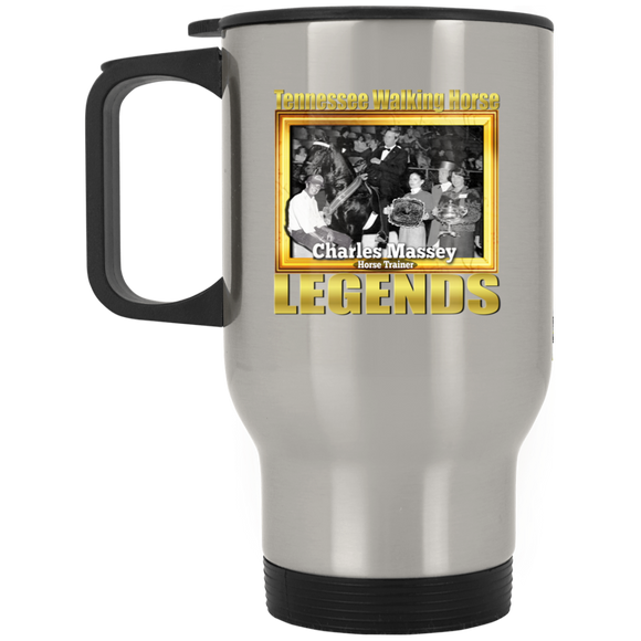 CHARLES MASSEY (Legends Series) XP8400S Silver Stainless Travel Mug