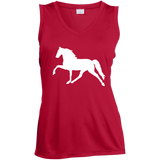 Tennessee Walking Horse (Pleasure) - Copy LST352 Ladies' Sleeveless V-Neck Performance Tee