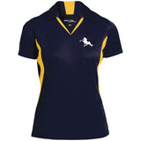 Tennessee Walking Horse Performance (WHITE) LST655 Ladies' Colorblock Performance Polo