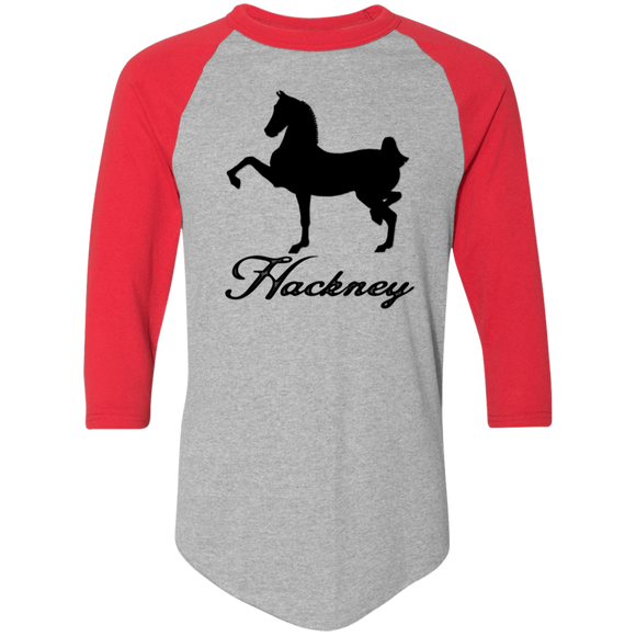 HACKNEY DESIGN 1 (black) 4HORSE 4420 Colorblock Raglan Jersey