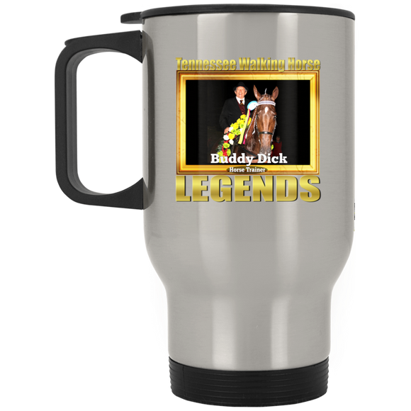 BUDDY DICK (Legends Series) XP8400S Silver Stainless Travel Mug