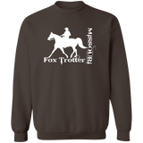 MISSOURI FOX TROTTER (white) 4HORSE G180 Crewneck Pullover Sweatshirt