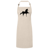American Saddlebred (black) RP150 Sustainable Unisex Bib Apron