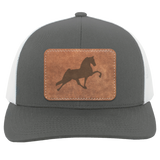 TENNESSEE WALKING HORSE PERFORMANCE LEATHER 104C Trucker Snap Back - Patch