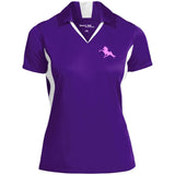 Tennessee Walking Horse Performance (light pink) LST655 Ladies' Colorblock Performance Polo