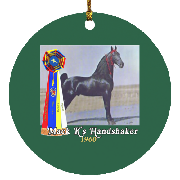 WGC MACK K'S HANDSHAKER SUBORNC Circle Ornament