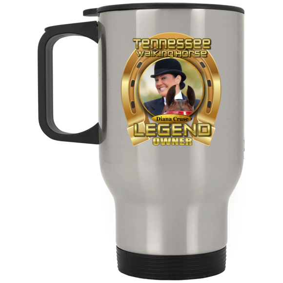 DIANA CRUSE (TWH LEGENDS) XP8400S Silver Stainless Travel Mug