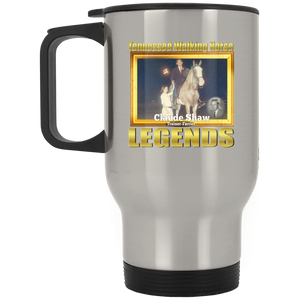 CLAUDE SHAW (Legends Series) XP8400S Silver Stainless Travel Mug