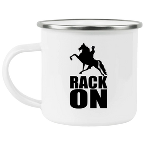RACK ON Racking (black art) 21271 Enamel Camping Mug