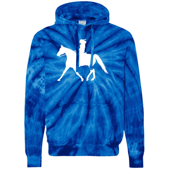 Missouri Fox Trotter LADY FINAL ART WHITE CD877 Unisex Tie-Dyed Pullover Hoodie