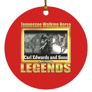 CARL EDWARDS AND SONS (Legends Series) SUBORNC Circle Ornament