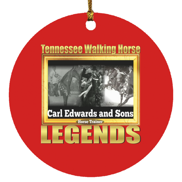 CARL EDWARDS AND SONS (Legends Series) SUBORNC Circle Ornament