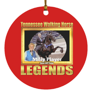 MILLY PLAYER (Legends Series) SUBORNC Circle Ornament