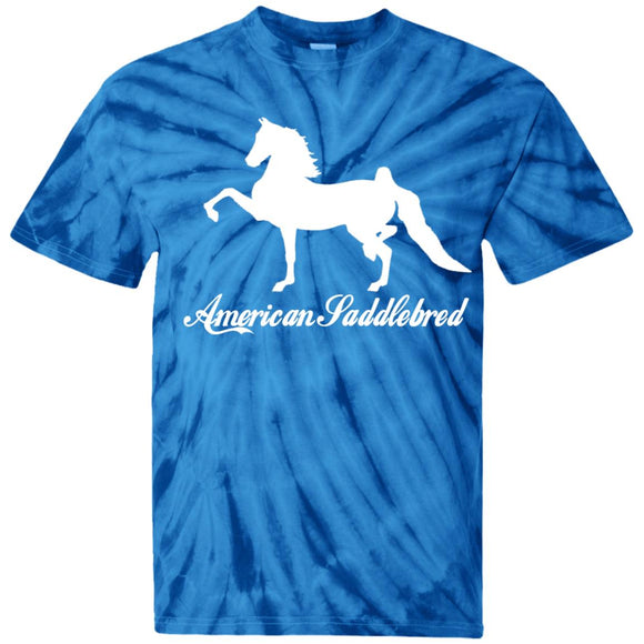 American Saddlebred 2 (white) CD100Y Youth Tie Dye T-Shirt