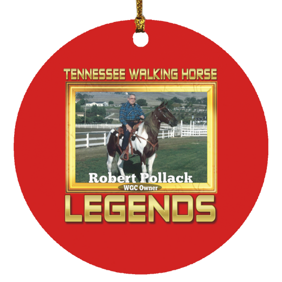 ROBERT POLLACK (Legends Series) SUBORNC Circle Ornament