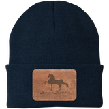 AMERICAN SADDLEBRED ON LEATHER CP90 Knit Cap - Patch