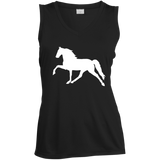 Tennessee Walking Horse (Pleasure) - Copy LST352 Ladies' Sleeveless V-Neck Performance Tee