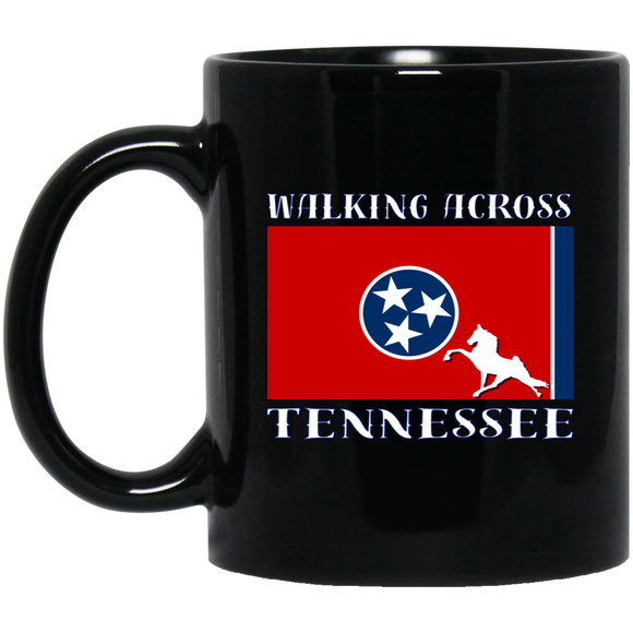 Walking Across Tennessee BM11OZ 11oz Black Mug