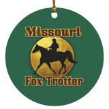 MISSOURI FOX TROTTER 1 SUBORNC Circle Ornament