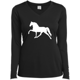 Tennessee Walking Horse (Pleasure) - Copy LST353LS Ladies’ Long Sleeve Performance V-Neck Tee