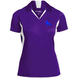 Tennessee Walking Horse Performance (royal blue) LST655 Ladies' Colorblock Performance Polo