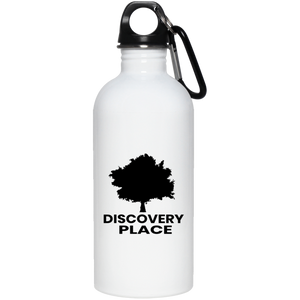 DISCOVERY PLACE LOGO 2023 DESIGN 2 ALL BLACK 23663 20 oz. Stainless Steel Water Bottle