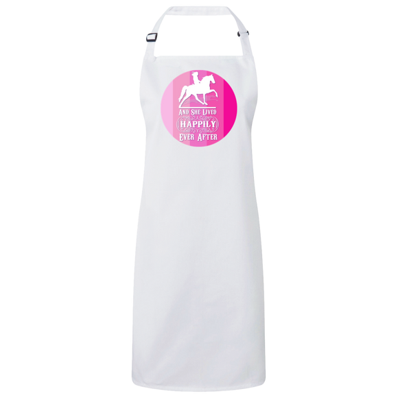 SHE LIVED HAPPILY TWH PLEASURE SHADES OF PINK RP150 Sustainable Unisex Bib Apron