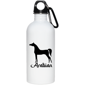 ARABIAN ART TUMBLER 4HORSE 23663 20 oz. Stainless Steel Water Bottle