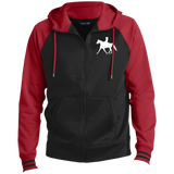 Missouri Fox Trotter LADY FINAL ART WHITE ST236 Men's Sport-Wick® Full-Zip Hooded Jacket