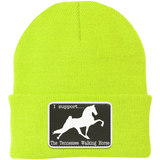 I SUPPORT THE TWH -RECTANGLE CP90 Knit Cap - Patch