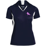 Tennessee Walking Horse Performance (light pink) LST655 Ladies' Colorblock Performance Polo
