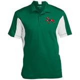 Rebel on the Rail Tennessee Walking Horse Pleasure ST655 Men's Colorblock Performance Polo