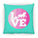 LOVE TWH PLEASURE SHADES OF PINK ZP14 Small Square Pillow