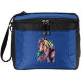 EQUINE ABSTRACT 1 4HORSE BG513 12-Pack Cooler