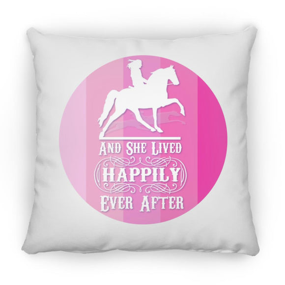 SHE LIVED HAPPILY TWH PLEASURE SHADES OF PINK ZP16 Medium Square Pillow